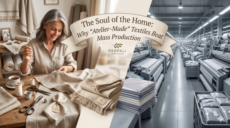 The Soul of the Home: Why “Atelier-Made” Textiles Beat Mass Production
