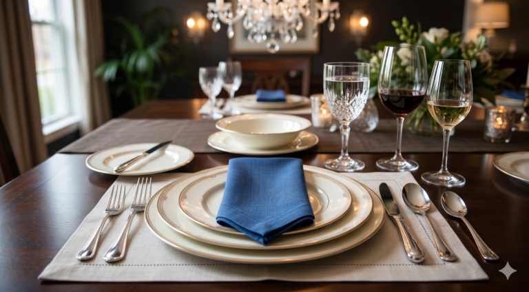 The Formal Dining Protocol: Where Does the Napkin Go?